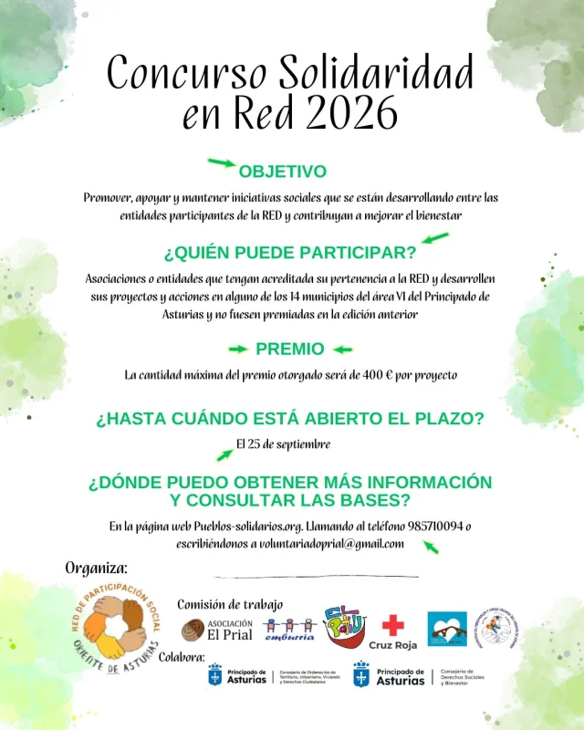    Concurso Solidaridad en Red: impulsando proyectos que transforman nuestros pueblos