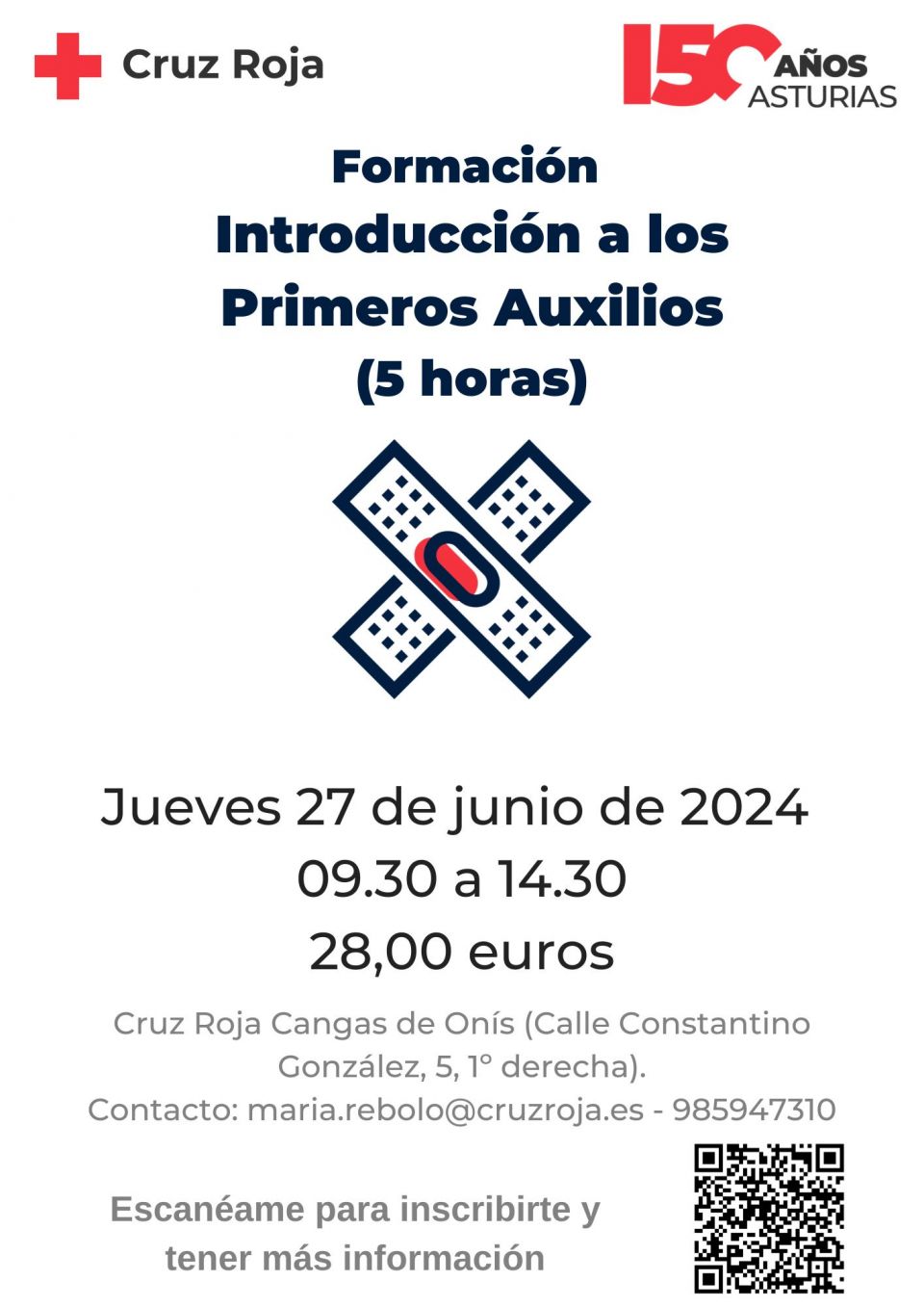 Formación introducción a los primeros auxilios